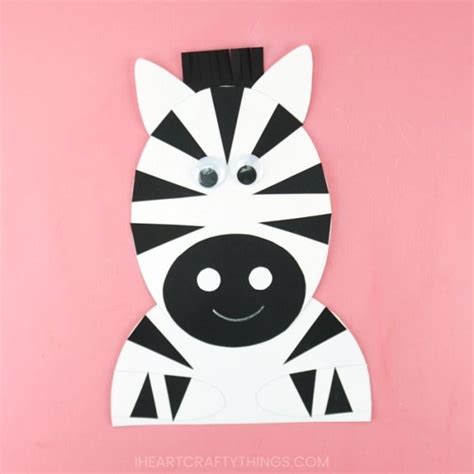 10 Zazzy Zebra Crafts for Kids