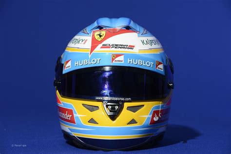 Fernando Alonso helmet, Ferrari, 2013 · F1 Fanatic | Helmet, Racing helmets, Ferrari