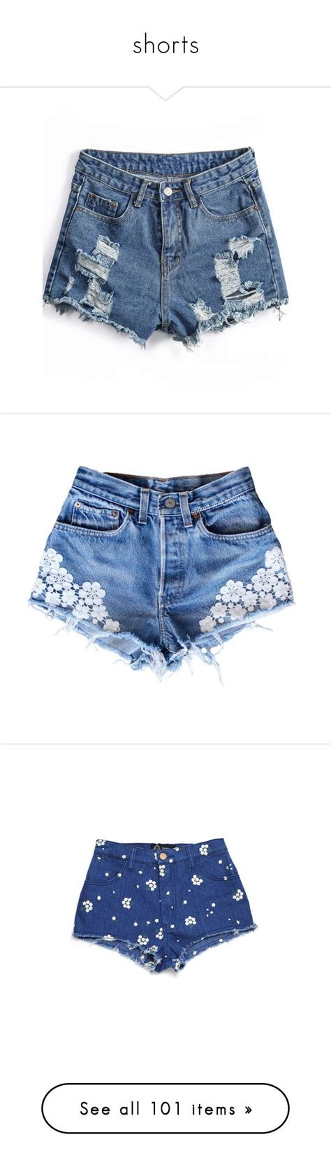 "shorts" by mihai-theodora liked on Polyvore featuring shorts, bottoms, pants, denim shorts ...