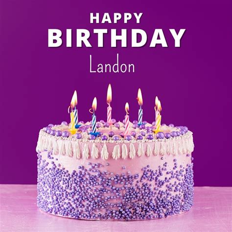 100+ HD Happy Birthday Landon Cake Images And Shayari