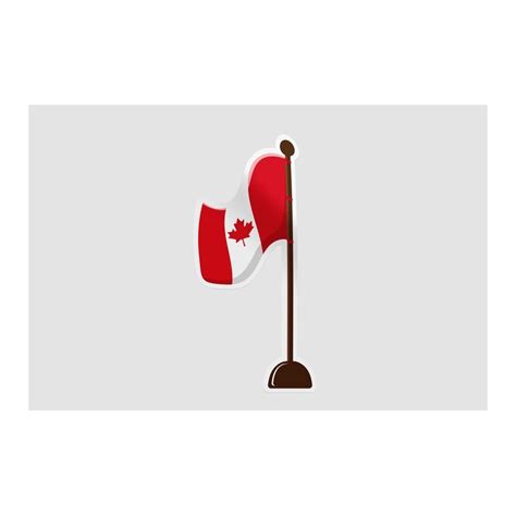 Canada Flag Style 22 Sticker - DecalsHouse