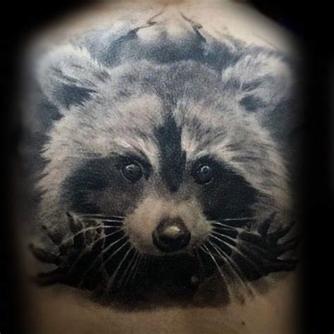 80 Raccoon Tattoo Designs for Men | Raccoon tattoo, Racoon tattoo ...