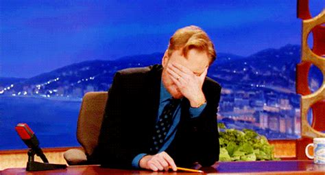 Facepalm conan obrien reactions GIF on GIFER - by Morgas