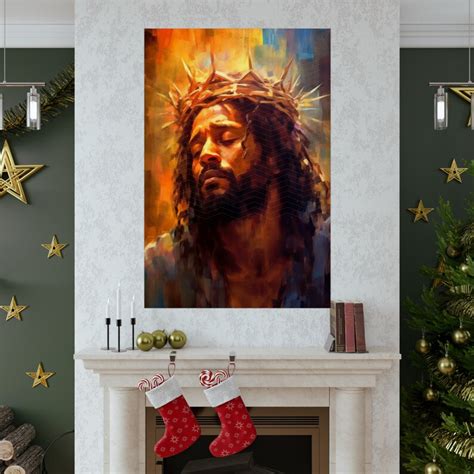 African American Art Jesus Painting POSTER Unframed Matte Finish 175 ...