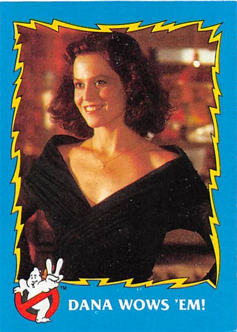 Sigourney Weaver trading card Ghostbusters II 1989 Topps #54 Dana Barrett