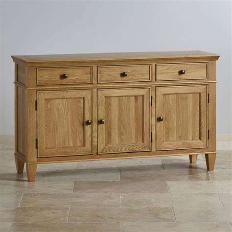 Classic Large Sideboard in Natural Solid Oak