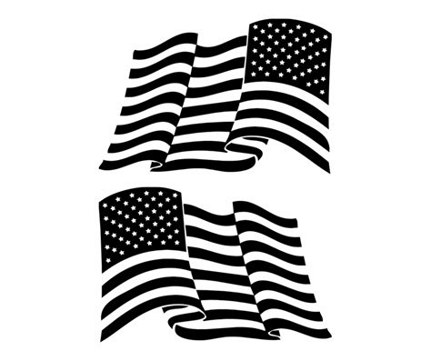 Free American Flag Silhouette Vector, Download Free American Flag ...