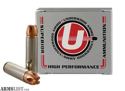 ARMSLIST - For Sale: UNDERWOOD AMMO .50 BEOWULF® FIREARMS 350GR XTREME ...