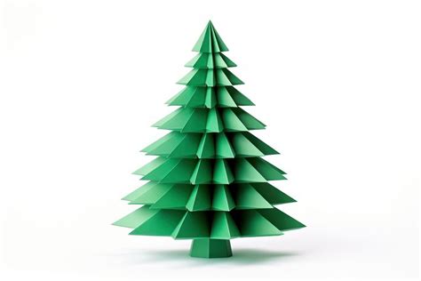 Christmas tree paper origami white | Premium Photo Illustration - rawpixel