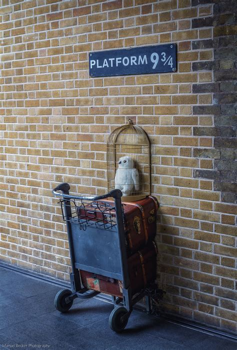 Platform 9 3/4 of Harry Potter, King's Cross, London, United Kingdom