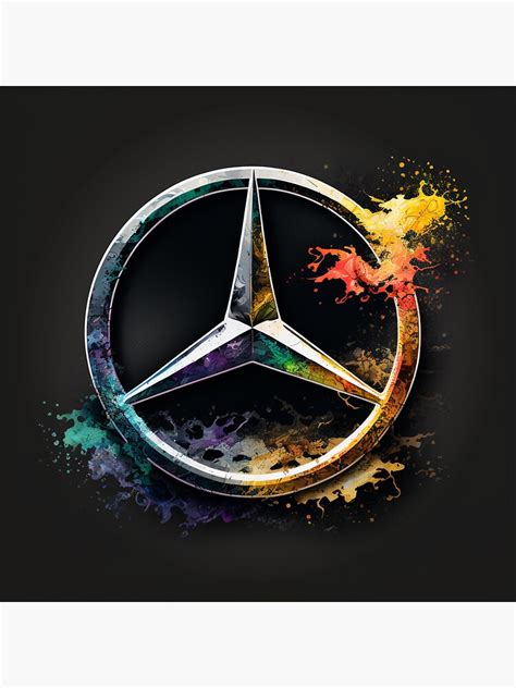 "Mercedes Logo Sticker Decal" Sticker for Sale by tankarma | Redbubble