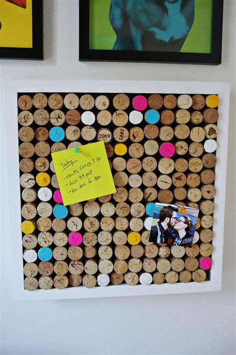 Try This: Wine Cork Bulletin Board - A Beautiful Mess