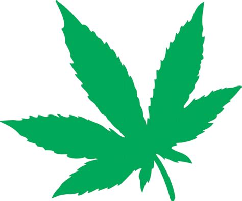 Weed Leaf Stencil - ClipArt Best