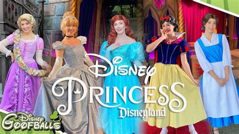 Disney Princesses Character Greetings - Disneyland Resort Anaheim 🇺🇸 - YouTube