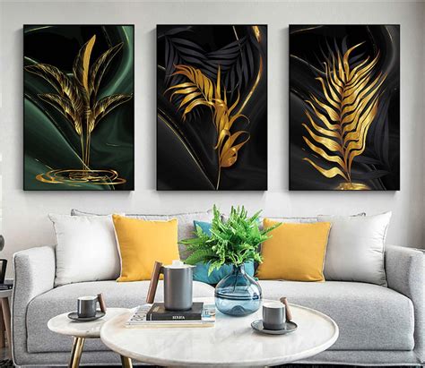 Art Mural Salon, Grand Art Mural, Abstract Wall Art Living Room, Living ...