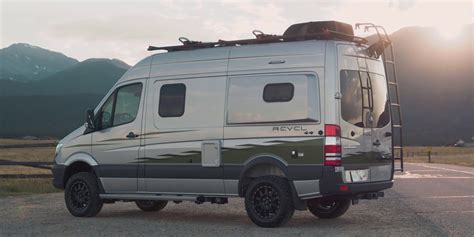 winnebago's mercedes-benz revel 4x4 camper van is built for off-roading