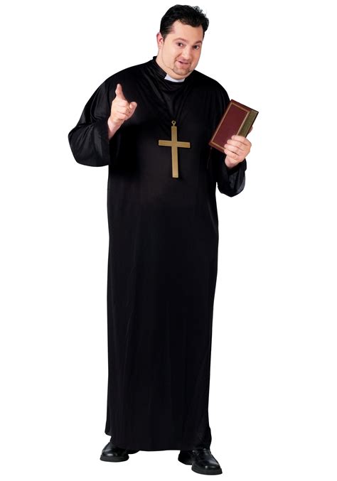 Plus Size Priest Costume