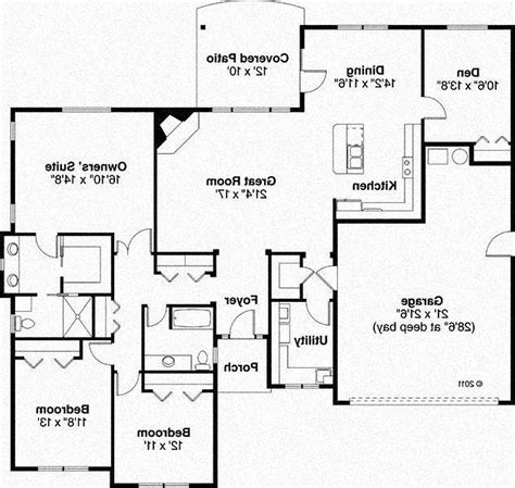 Modern House Design Blueprint