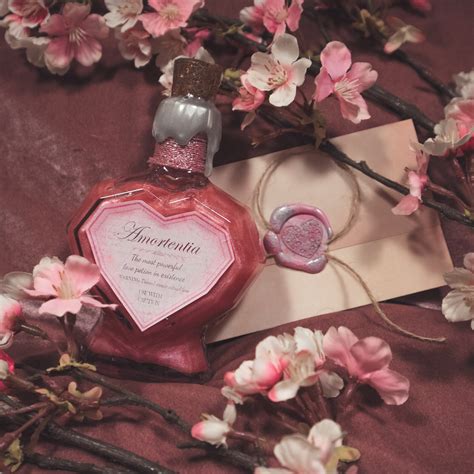 Amortentia Colour Changing Love Potion Magical Heart Bottle | Etsy