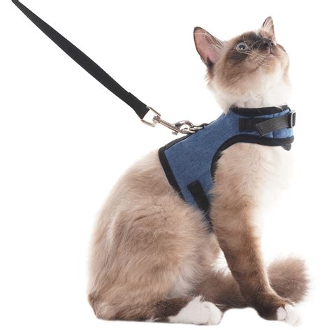 SCENEREAL Escape Proof Cat Harness Leash - Adjustable Soft Mesh Vest Harness 691608375371 | eBay