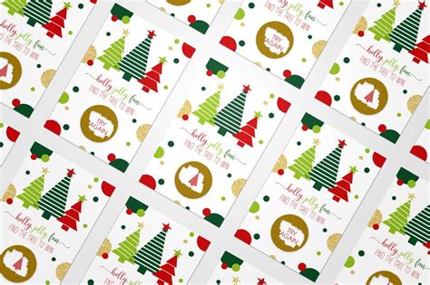 Jolly Trees Scratch off Game Cards 30 Pack Christmas - Etsy