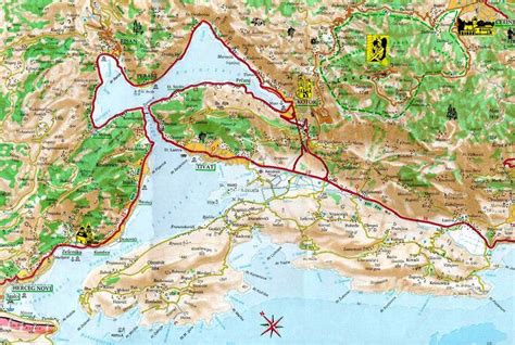 Map of Kotor, Montenegro | Montenegro map, Montenegro, European cruises