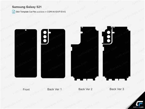 Samsung Galaxy S21 (2021) Cut File Template | CutFileLabs