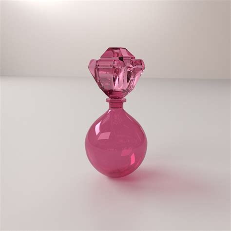 3d model perfume bottle v3