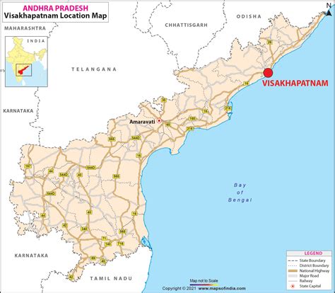 Visakhapatnam On India Map - CLAUDETEMAKI