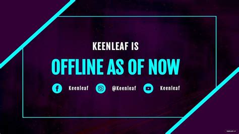 30 Free Twitch Offline Banner Templates 2021 Design Hub - Bank2home.com