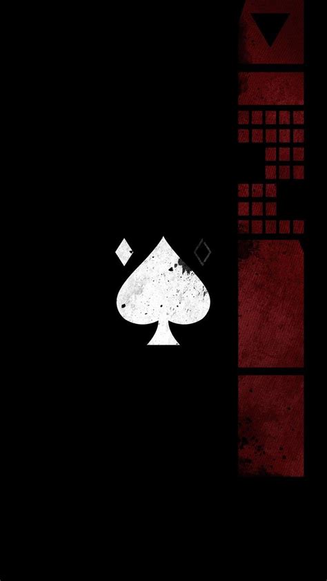 Ace of Spades Wallpaper | Black wallpaper iphone, Dark wallpaper iphone ...