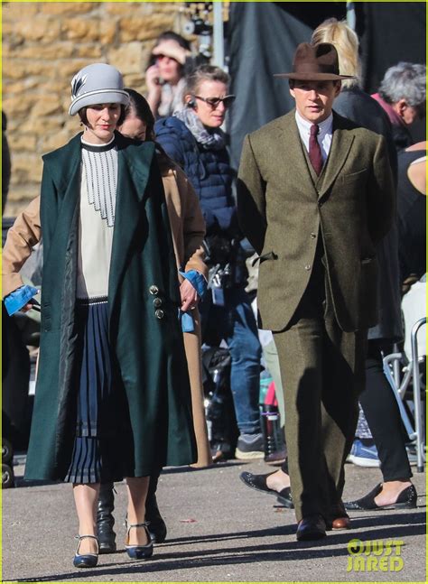 Michelle Dockery Begins Filming 'Downton Abbey' Movie - First Set ...