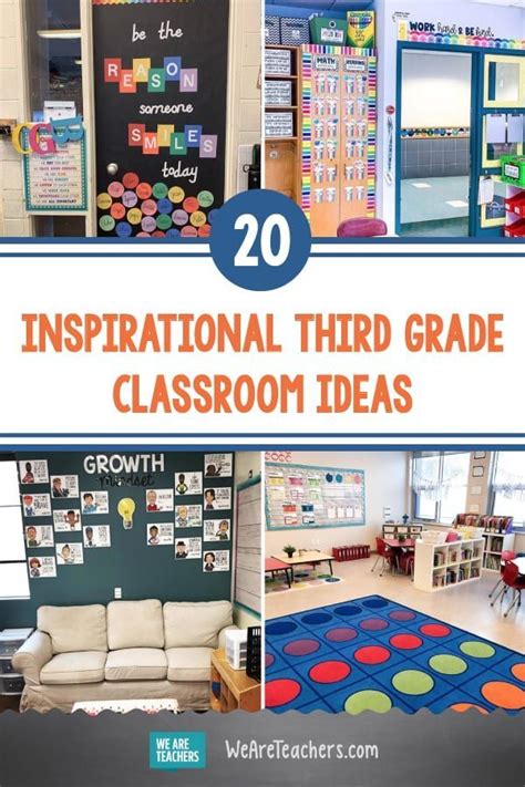 20 Inspirational Third Grade Classroom Ideas | Third grade classroom decor, Third grade ...