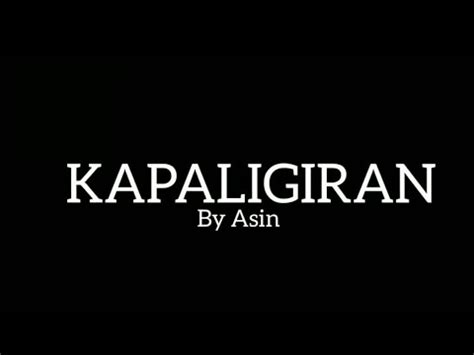 Kapaligiran by Asin |Mario&Alona| ft. Melchor Lorenzo cover - YouTube