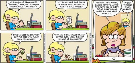 "Remotely Annoying" | School | FoxTrot Comics by Bill Amend