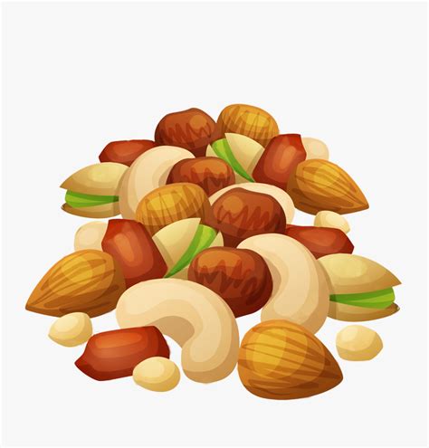 Nuts Peanut Clip Art - Nuts And Seeds Clipart , Free Transparent Clipart - ClipartKey