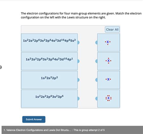 Solved The electron configurations for four main-group | Chegg.com