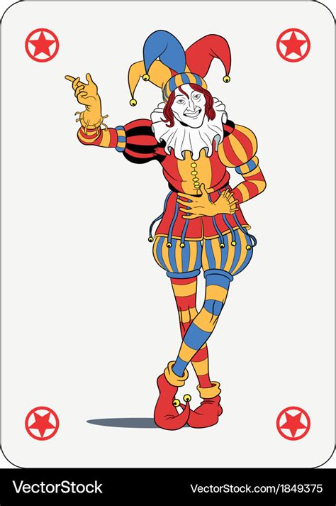 Joker playing card Royalty Free Vector Image - VectorStock