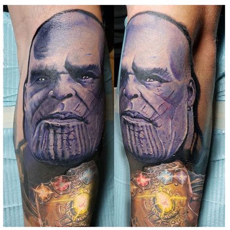 joeydarko:thanos-portrait-avengers-realism-realistic-portrait-color-thanos-gauntlet