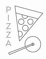 Free Coloring Pages Of Pizza ⋆ The Hollydog Blog sketch template