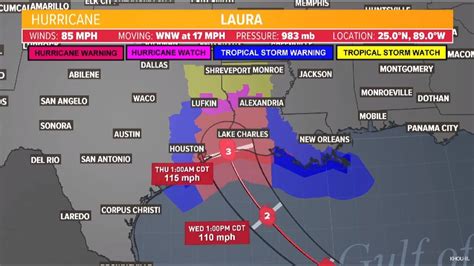 Hurricane Laura update: Path, track and Houston updates | wfaa.com