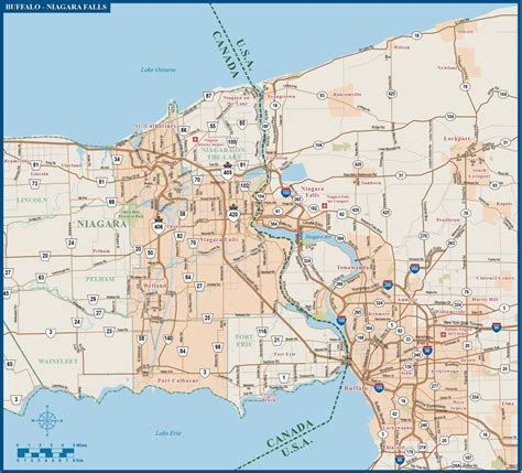 Buffalo Metro Map | Digital Vector | Creative Force