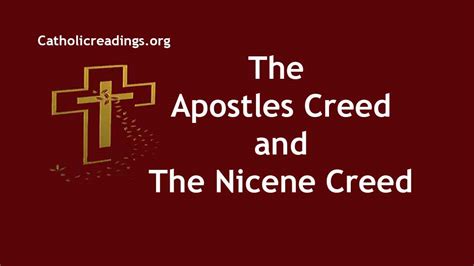 The Apostles Creed and The Nicene Creed - Catholic Prayers