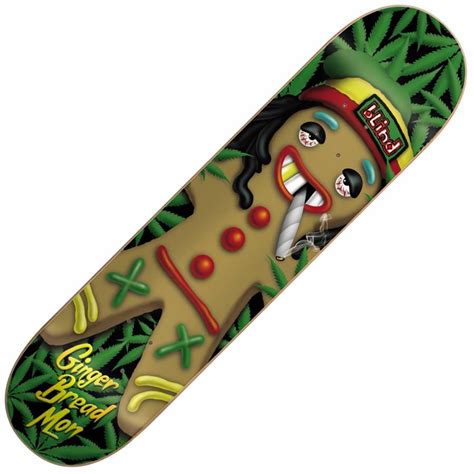 Blind Skateboards Blind Ginger Bread Mon Super Saver Skateboard Deck 8. ...