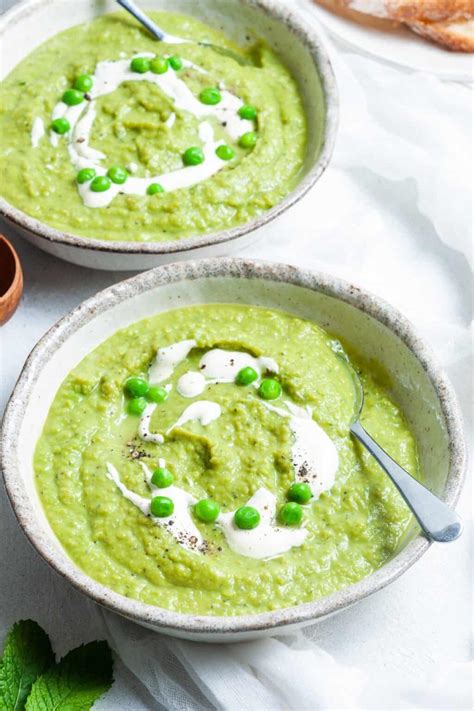 Pea and Mint Soup - It's Not Complicated Recipes