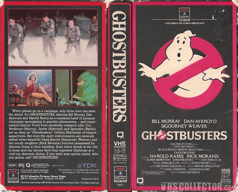 Ghostbusters Vintage VHS Tape Design! : r/VHScoverART