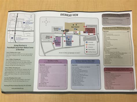 Riverbend map | Map, Medical center, Sacred heart