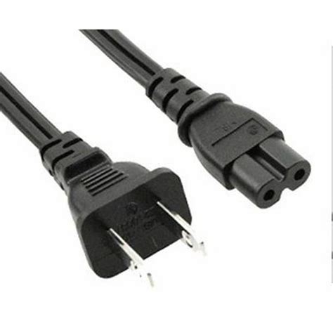 2-prong AC Power Supply Cord Cable Adapter (6ft) - Walmart.com ...