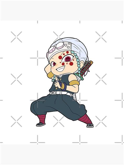 "Demon Slayer Tengen Uzui Chibi" Art Print by ChibiCheems | Redbubble