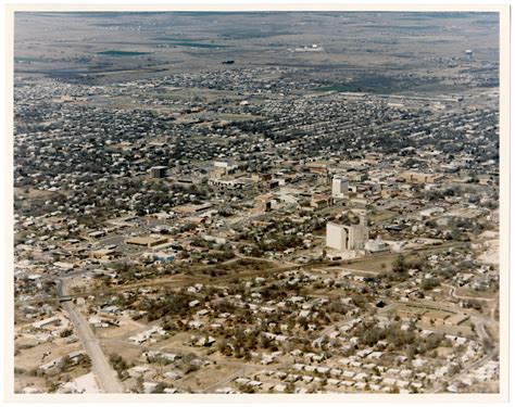 Aerial View of Denton, Texas - The Portal to Texas History